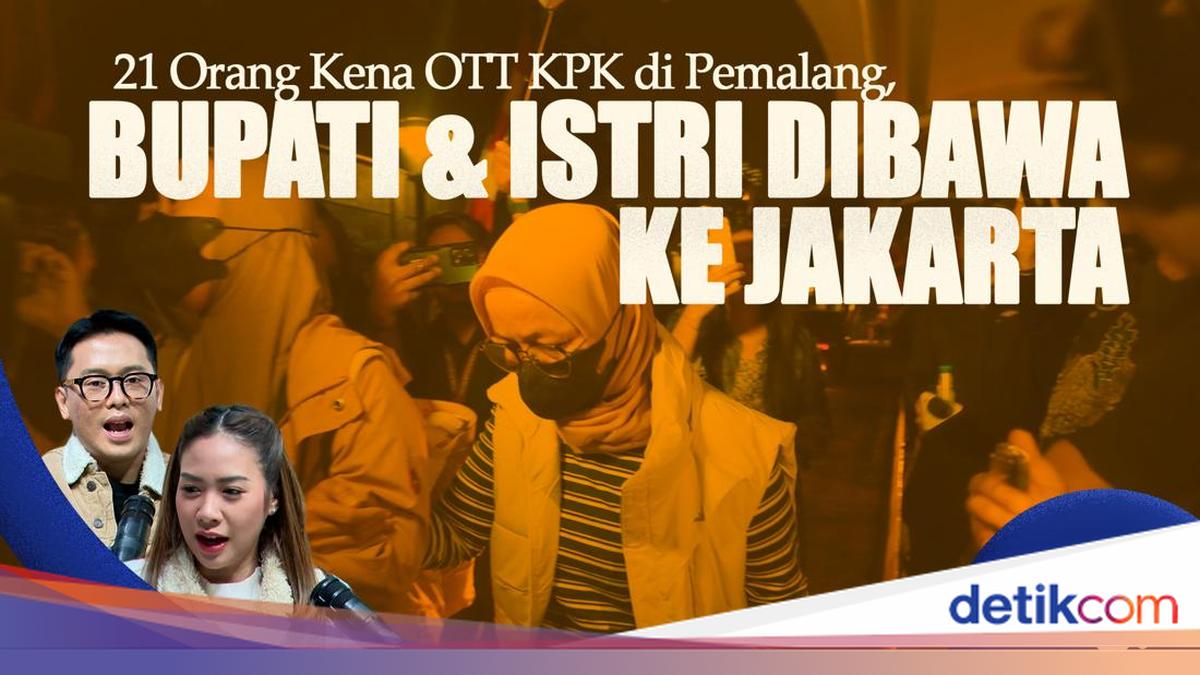 Bupati Pemalang dan Istri Terjaring OTT KPK, 21 Orang Ditangkap