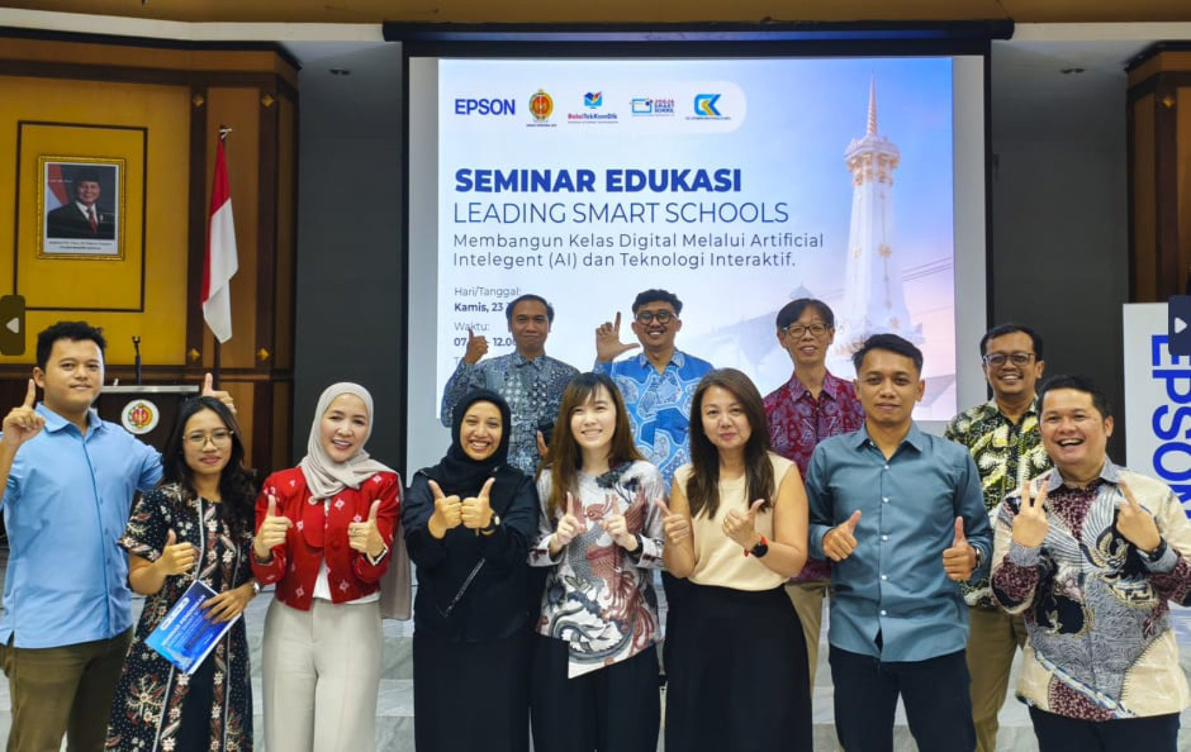 Epson Dorong Implementasi Kelas Pintar di Yogyakarta Bersama Balai Tekkomdik DIY