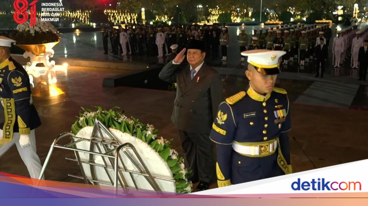 Upacara Ziarah Nasional Menyambut HUT RI Dipimpin Prabowo