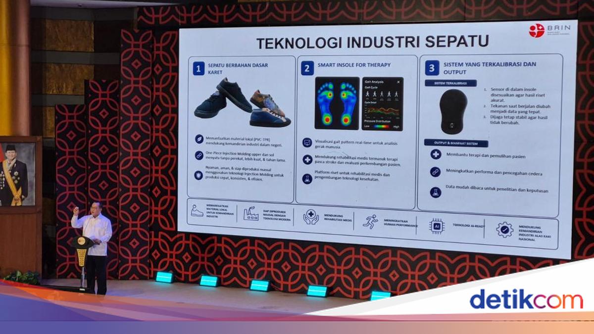 Kepala BRIN Tanggapi Kritikan Terkait Sepatu Hasil Riset