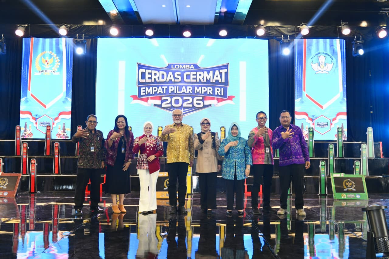 Lomba Cerdas Cermat Empat Pilar MPR di Bali, SMKN 1 Amlapura Menjadi Juara Provinsi