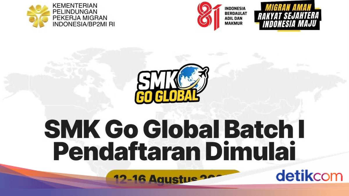 Pendaftaran Program SMK Go Global Batch I Dibuka, Simak Detailnya