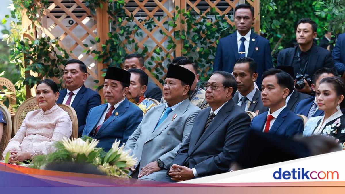 Prabowo Hadiri Pernikahan Gamma Abdurrahman Thohir dan Keelie Gunawan Susilo
